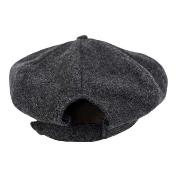 Midway Industries Newsboy Style Wool Blend Gray Cap Hook and Loop - Picture 5 of 5